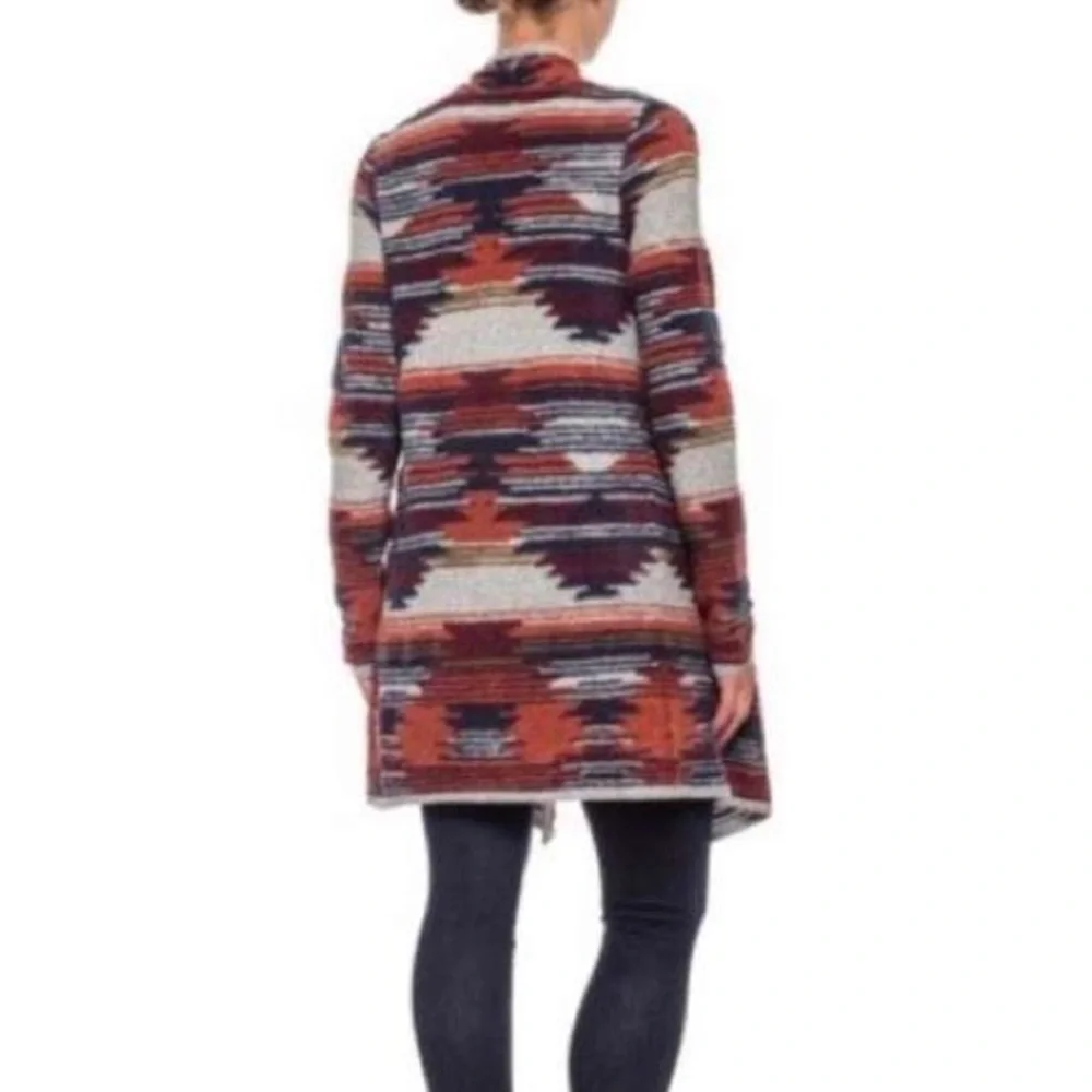 Lucky Brand‎ Aztec Open Drape Cardigan Sweater, Size M, NWT